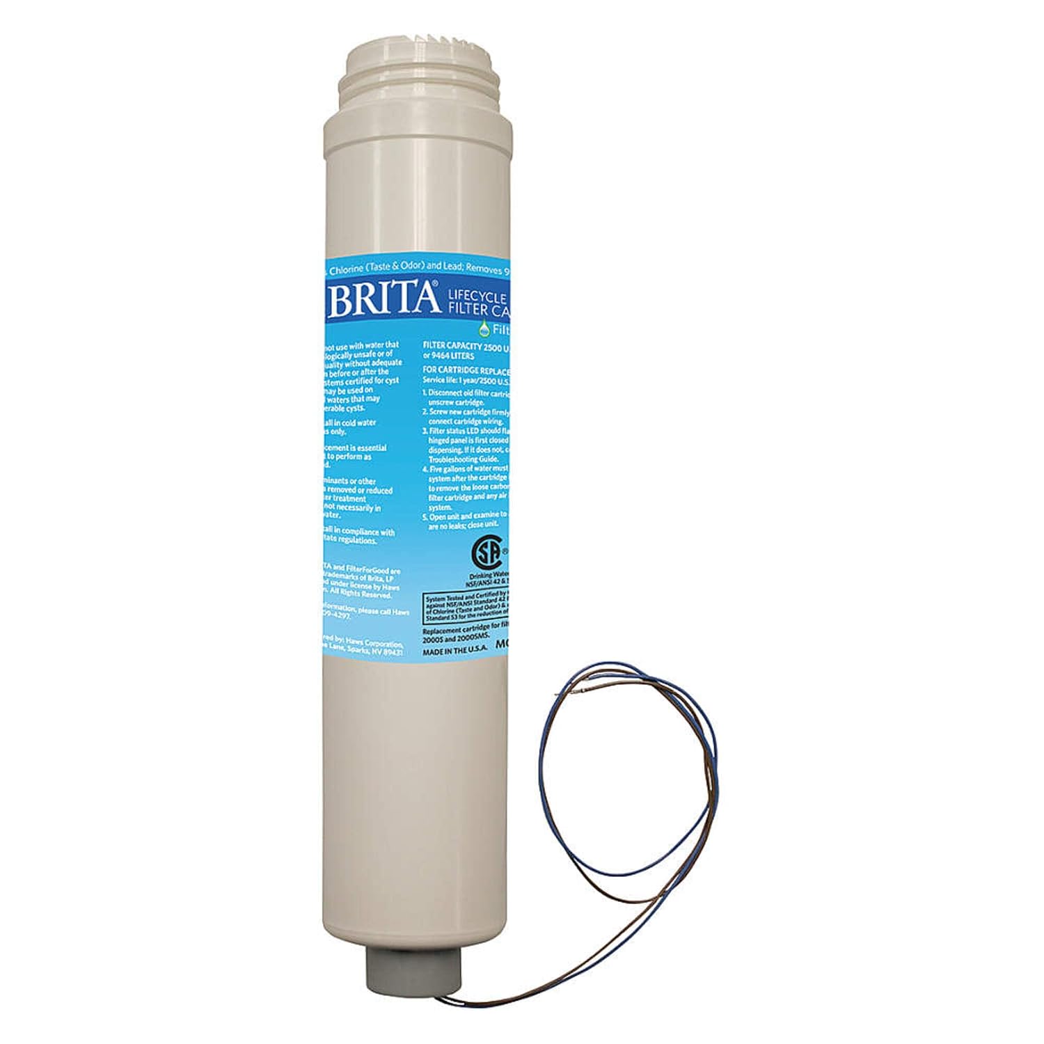 Haws Replacement Water Filter for 2000S & 2000SMS Eyewash Station 6429-1 Each