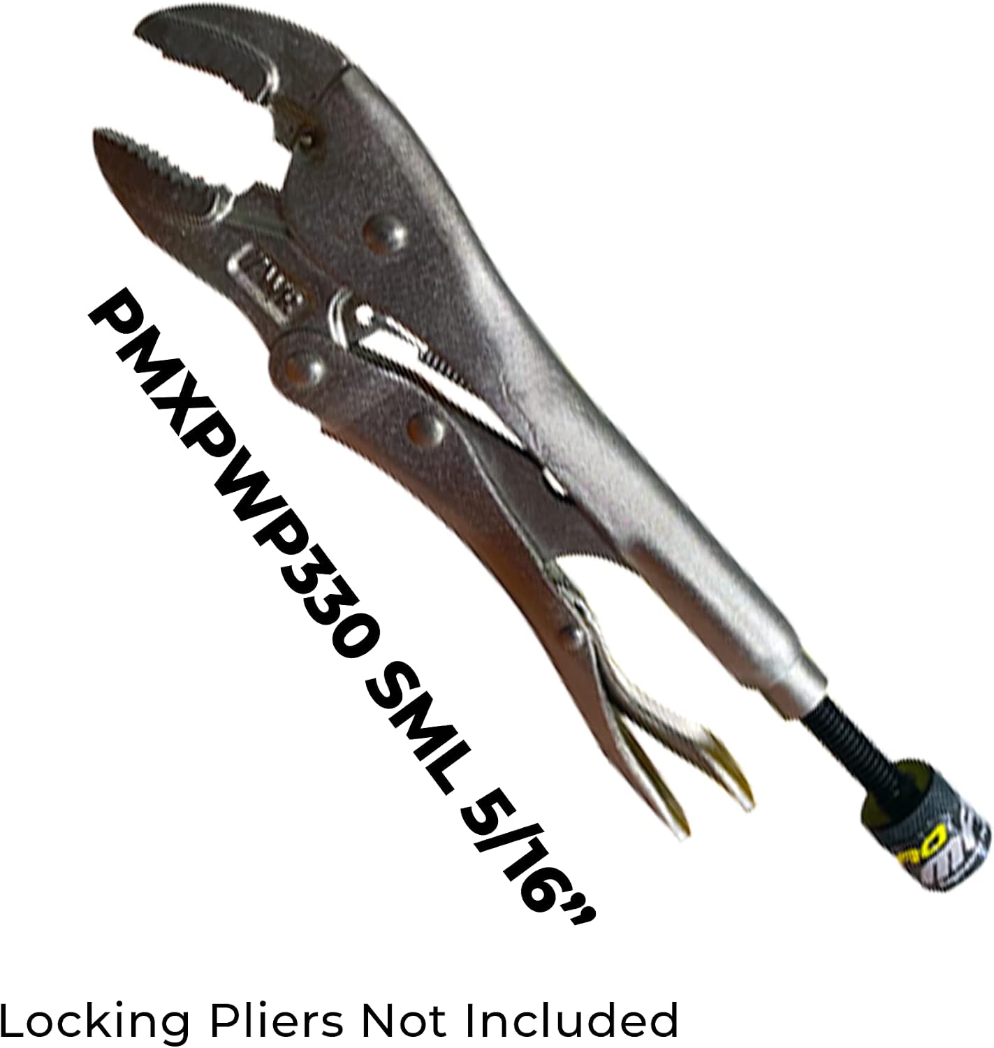 PRO MAXX PlierPull 5/16' Locking Plier Threaded Adapter Connects Your Vise Grip to Included 11' Slide Hammer Pulling Power For Auto Body Repairs, Popping Cotter Pins, Bushings Seals More ProMAXX Tool