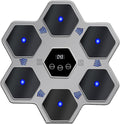 Music Boxing Machine,Wall-Mounted Boxing Target Workout Equipment,LED Electronic Boxing Trainer for Office and Gym