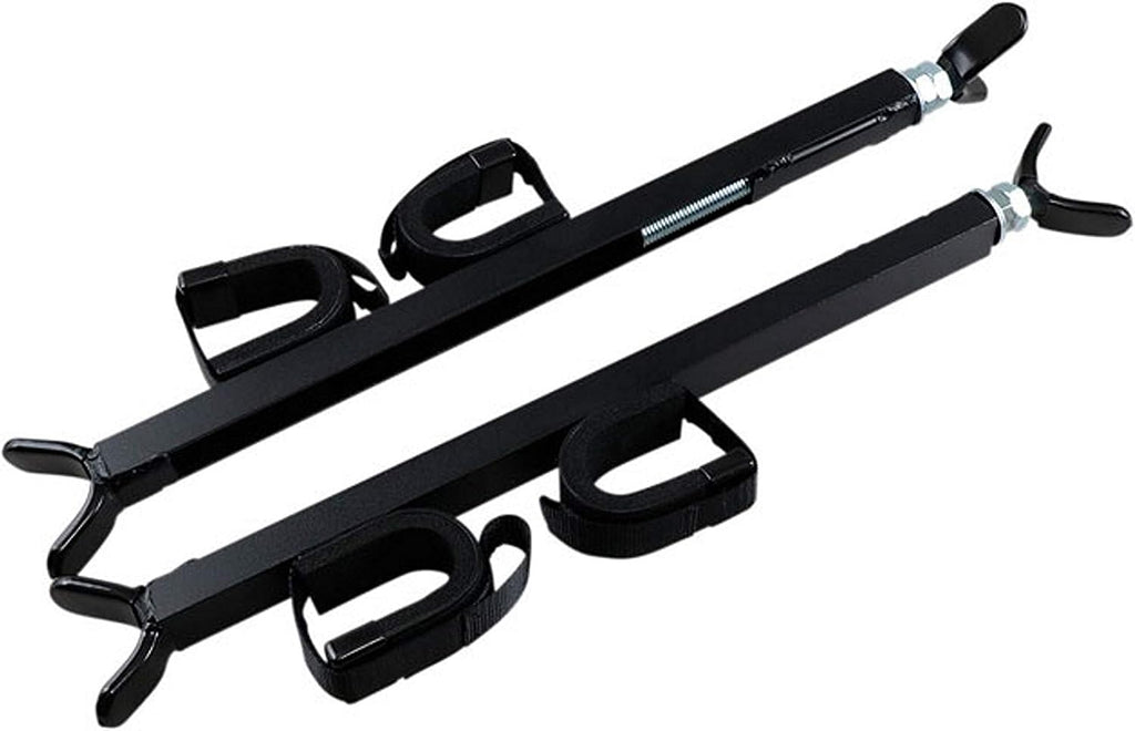 Great Day Quick-Draw Overhead Gun Rack - For UTVs With Roll Bar Depth of 15-23in - Black Powder-Coated Finish - 2 Gun Model, QD855-OGR
