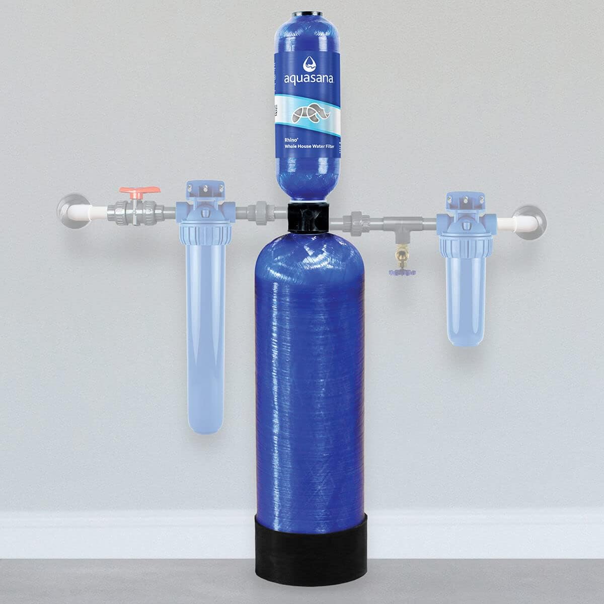 Aquasana Rhino Whole House Filter Replacement Tank for Rhino Chlorine Max Flow - 1,000,000 Gallons - Carbon & KDF Filtration - Reduces 97% of Chlorine - WH-1010R