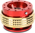 NRG Innovations SRK-210RD/CG Quick Release Kit (Red Body/Chrome Gold Pyramid Ring)