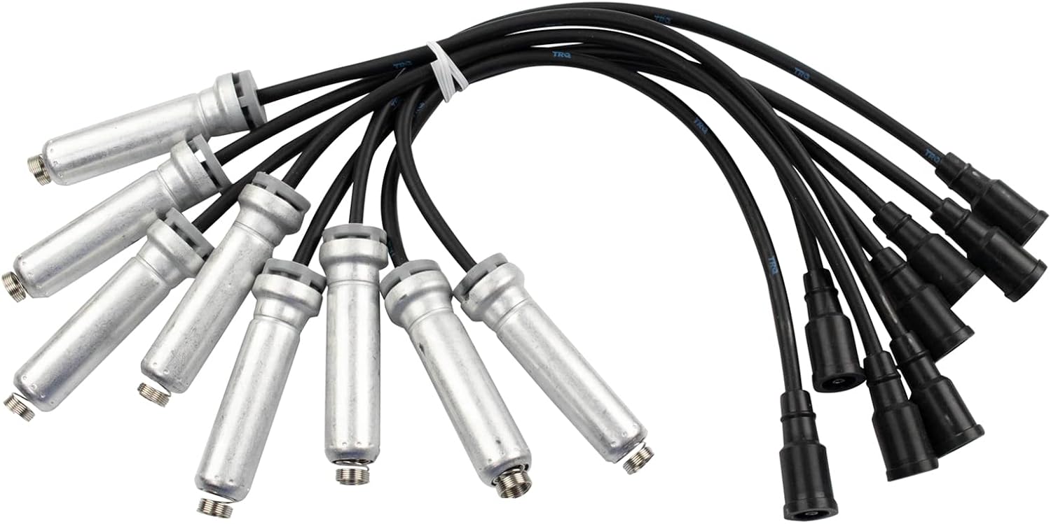 TRQ Ignition Coil & Spark Plug Kit Iridium 17 Piece Compatible with 2017-2019 Ford F-250 F-350 Super Duty V8 6.2L