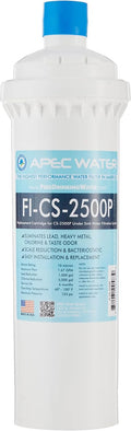 APEC Water Systems FI-CS-2500P Replacement Filter for CS-2500P Water Filtration System 15 x 3.5 inches (Pack of 12)