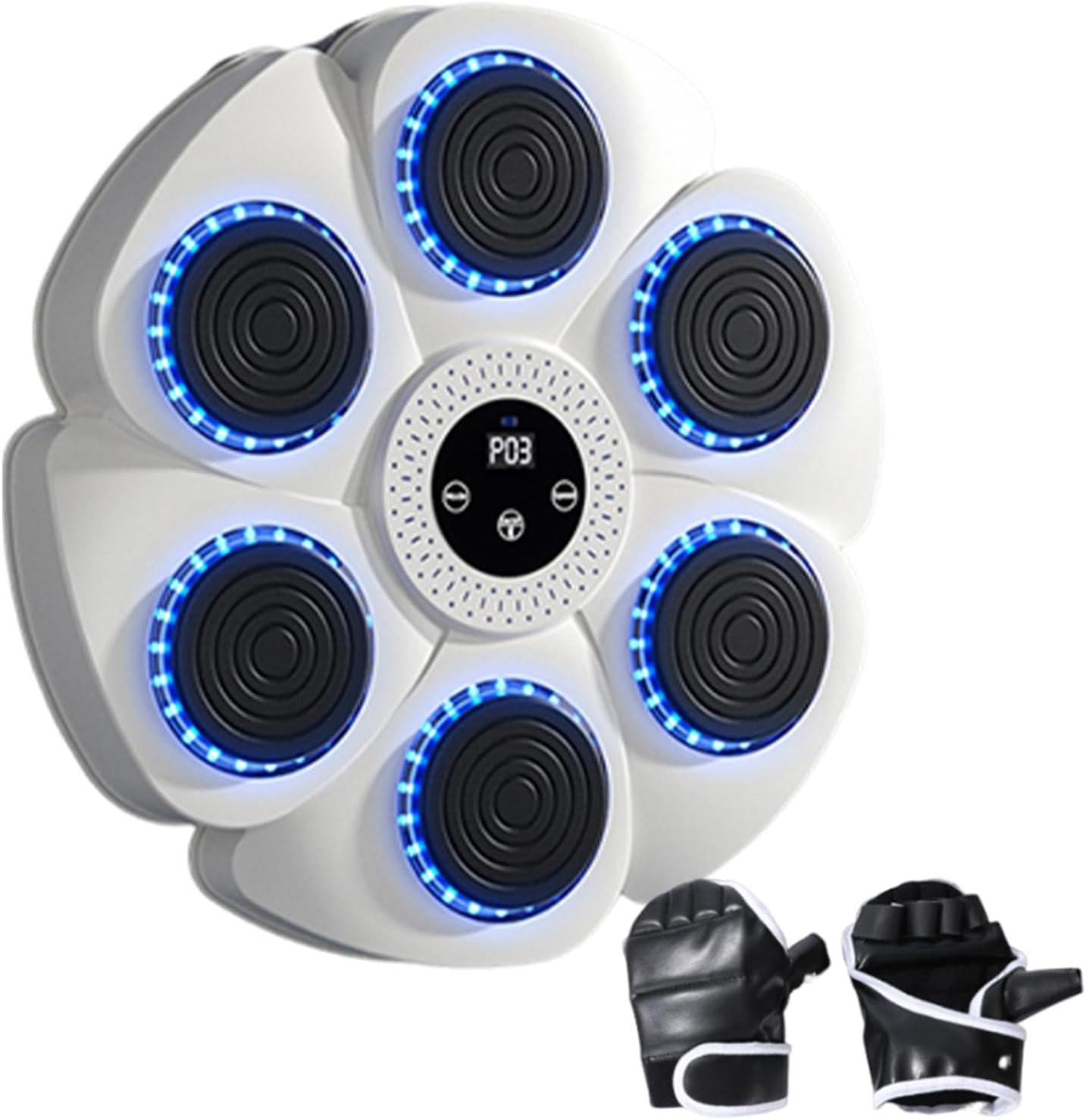 Music Boxing Machine - 40cm Smart Music Punching Machine Wall Punch Mat for Music | Music Punching Machine Indoor Wall Boxing Machine with Gloves Boxing Equipment