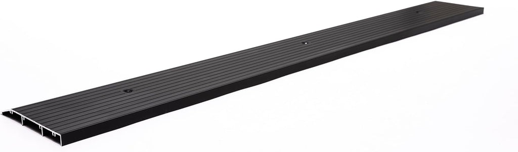 ADA Tile Saddle Threshold Aluminum ADA Compliant Door Saddle for Tile Floors – 1/2' Height – 5-1/2' or 6-1/2' Wide – Prehung Ready, Top Screw Holes Commercial-Residential (48'x 5')
