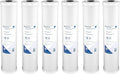 Pentair Pentek RFC-20BB Big Blue Carbon Water Filter, Whole House Heavy Duty Radial Flow Carbon Replacement Cartridge with Granular Carbon (GAC) Filter, 20' x 4.5', 25 Micron, Pack of 6, White