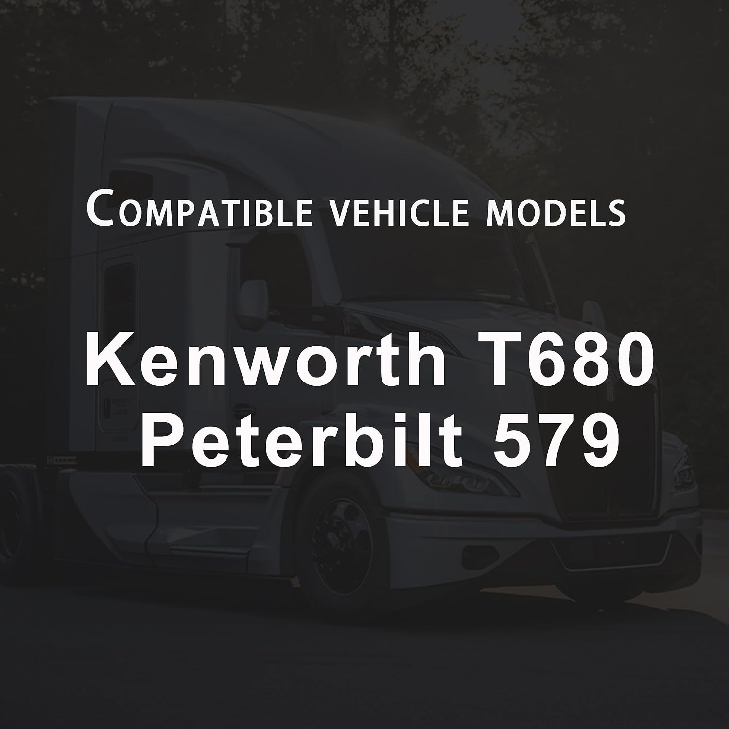 A99609 L716009 L716021 L716017 30.5in Duty Hood Struts Shocks Lift Supports Gas Springs Compatible with Kenworth T680/Peterbilt 579 Strut and Hood Assist Replace OE L71-6017 L71-6009
