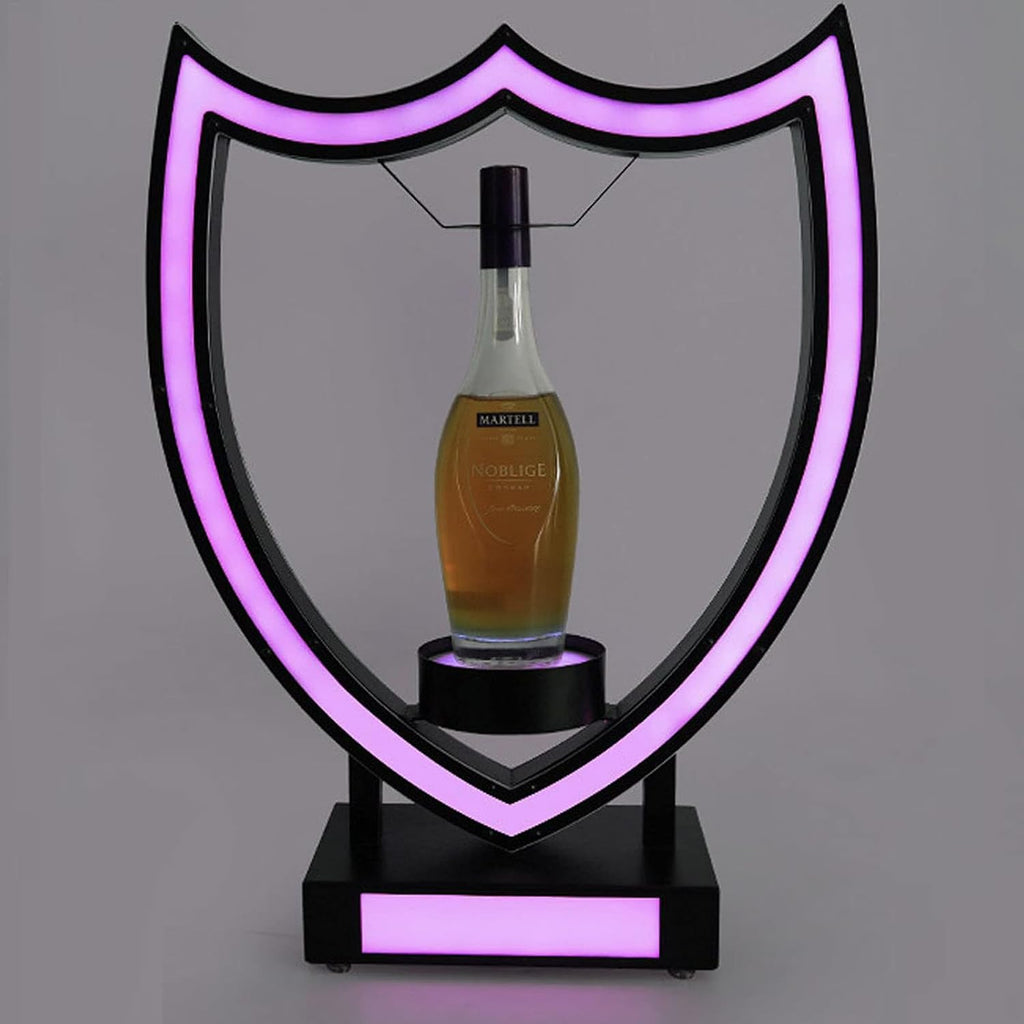 LED Lighted Liquor Bottle Display Shelf, Led Bottle Display,Champagne Wine Rack Standing Display LEDSuitable for Club, Bar, Party, Wedding Decoration,Multi