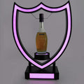 Led Bottle Display,LED Lighted Liquor Bottle Display Shelf, Champagne Wine Rack Free Standing Display LEDSuitable for Club, Bar, Party, Wedding Decoration,Purple