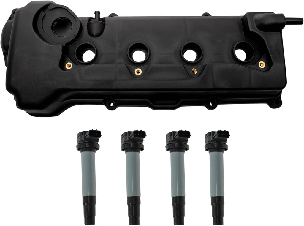 TRQ Ignition Coil Kit 5 Piece Compatible with 2000-2002 Nissan Sentra