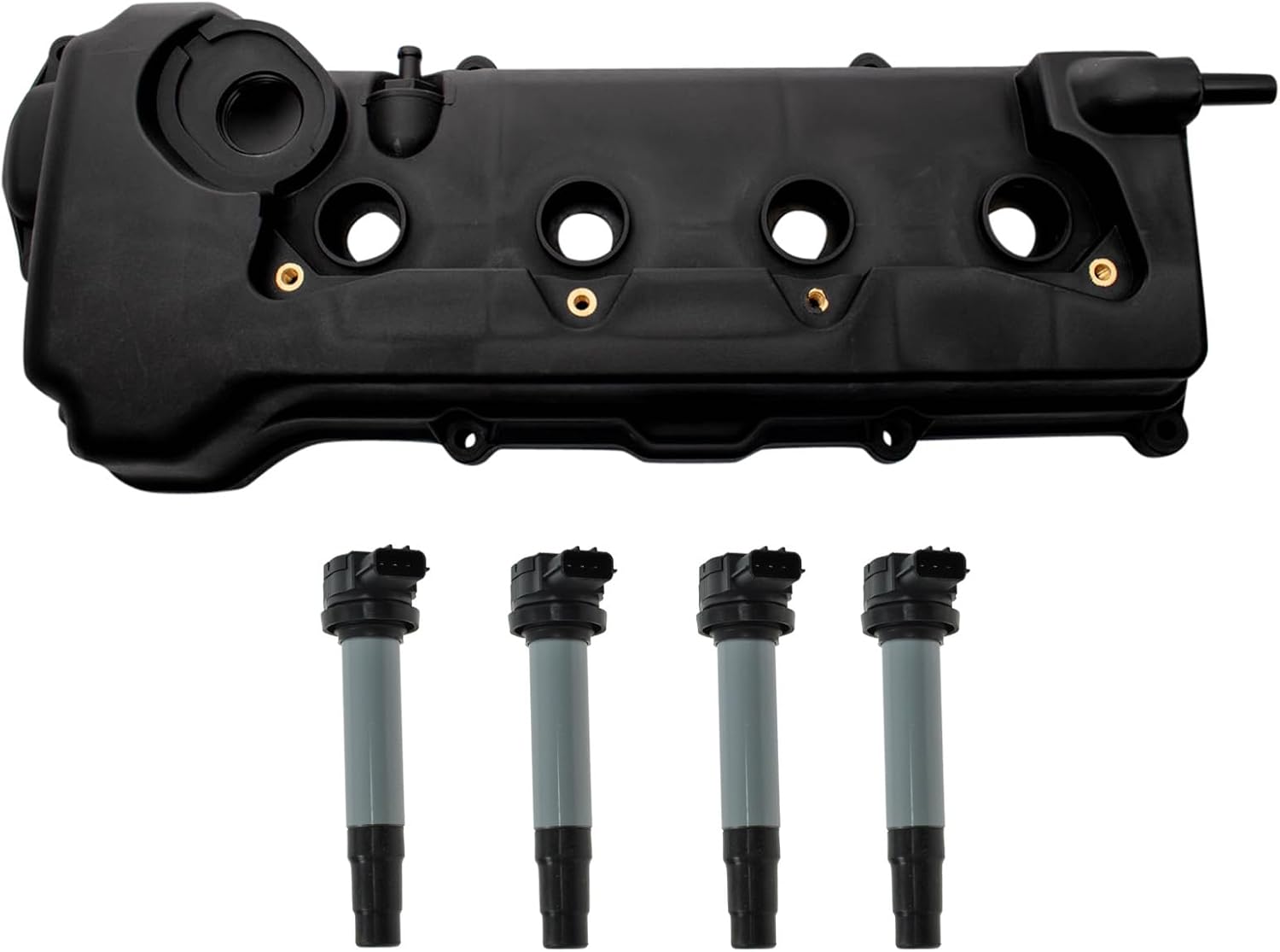 TRQ Ignition Coil Kit 5 Piece Compatible with 2000-2002 Nissan Sentra