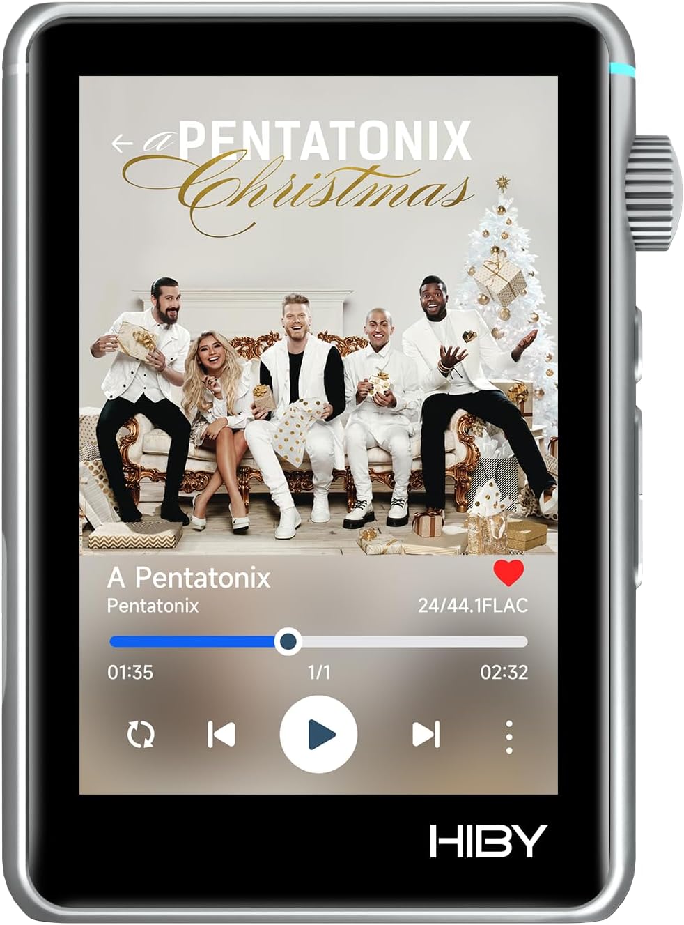 HiBy R3 II 2025 Hi-Res Audio Player - Dual DAC Chips, MQA Decoding, Qobuz/Tidal Player with Bluetooth 5.1, 3.5mm SE/4.4mm BAL Ports | Up to 2TB Expandable Storage