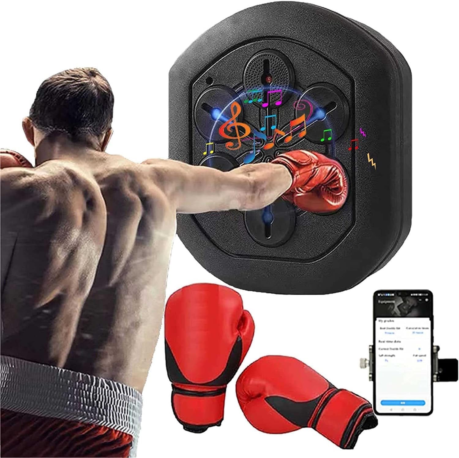 Home Music Boxing Machine Smart Boxing Machine, Home Punching Bag Training Equipment, Boxing Mat Music Speed Response Coordination