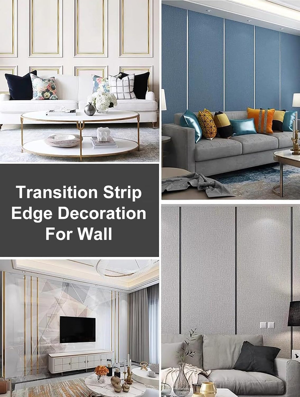 White Aluminum T Molding Floor Transition Strip, Wood to Tile Seam Strips Door Threshold Bar for Doorways, Waterproof Floor Gap Cover Edging Trim(150cm (59'))