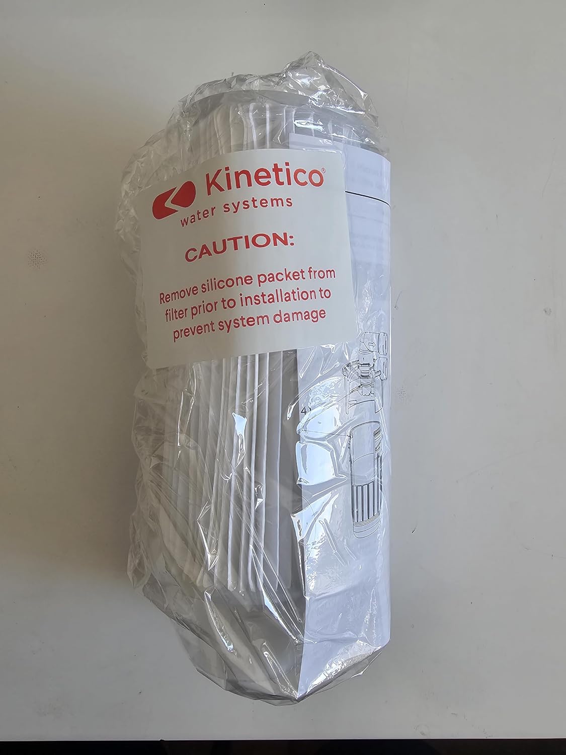 KINETICO® 5 MICRON 10'' Pleated Filter Cartridge for Mach System (Part No. 11662), White