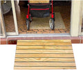 2' 3' 4' 5' 6' Rise Wooden Threshold Ramps/Kids/Elderly/Disabled, Wheelchairs Walkers Car Motorcycle Transition Ramps with Anti-Slip Surface, 660lbs Capacity