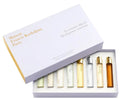 Maison Francis Kurkdjian Him Fragrance Wardrobe Travel Gift Set - 8 X 0.37oz (Amyris Homme, Aqua Media, 724, L'Homme À la Rose, APOM. Gentle Fluidity Silver Edition, Baccarat Rouge 540, Grand Soir)