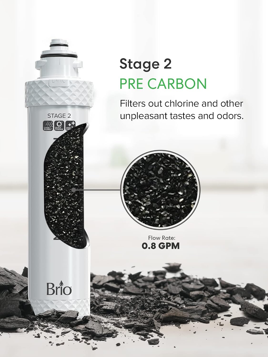 Brio 4-Stage Filter Replacement Kit for Ultrafiltration Water Cooler Dispensers