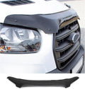 Bonnet Protector for Ford Transit 2018–2024 – Piano Black Hood Deflector Bug Shield Stone Guard – Custom Fit Front Protection