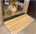Wood Threshold Ramp, 2/3/4/5/6 Inch Rise Threshold Ramps for Doorways, 660lbs Load Capacity, Non-Slip Surface Wooden Threshold Ramp for Wheelchair/Home/Garden Step (Size : 30.8x30x10cm/12.1x11.8x3.9i