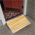 Wooden Threshold Ramps for Doorway 2-6inch Rise, Non-Slip Surface Ramps for Home/Garden Step/Sheds Doors, Wheelchairs Walkers Transition Ramp (Size : 15.2x13.8x6inch/38.8x35x15cm)