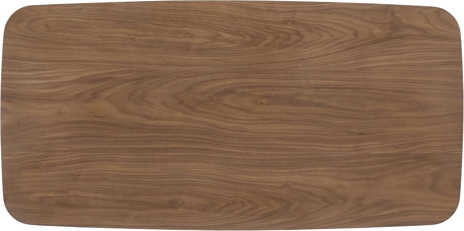 Coaster Home Furnishings - Radley - Wood - 3-Piece Rectangular Coffee Table Set with Chamfered Edges and Flared Legs - Mid-Century Modern Style - Living Room- Natural Walnut - 753524