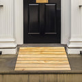 Wood Threshold Ramps for Doorways, Portable Wheelchair Ramp for Steps 3/4/ 6/7/ 8 Inch Rise, Lightweight Wooden Entry Ramp/Slope for Outdoor Stair Step (Size : 40x30x8cm (15.7x12x3in))