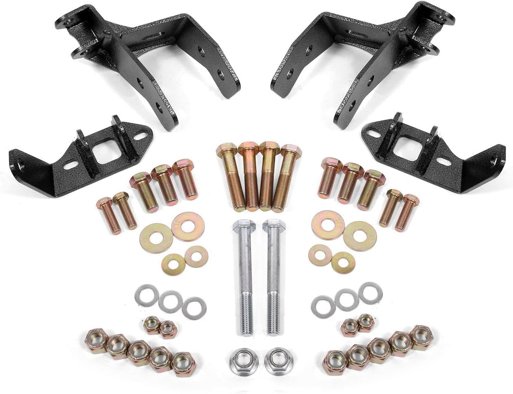 BMR Suspension CCK461H Coilover Conversion kit, Rear, Non-adj Shock Mount, w/o CAB Black Hammertone 1964-1972 G-Body