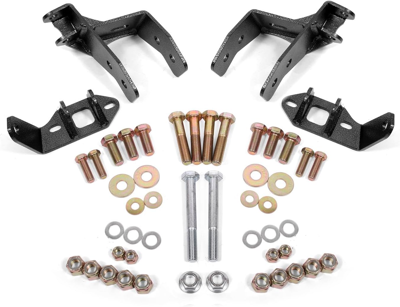 BMR Suspension CCK461H Coilover Conversion kit, Rear, Non-adj Shock Mount, w/o CAB Black Hammertone 1964-1972 G-Body