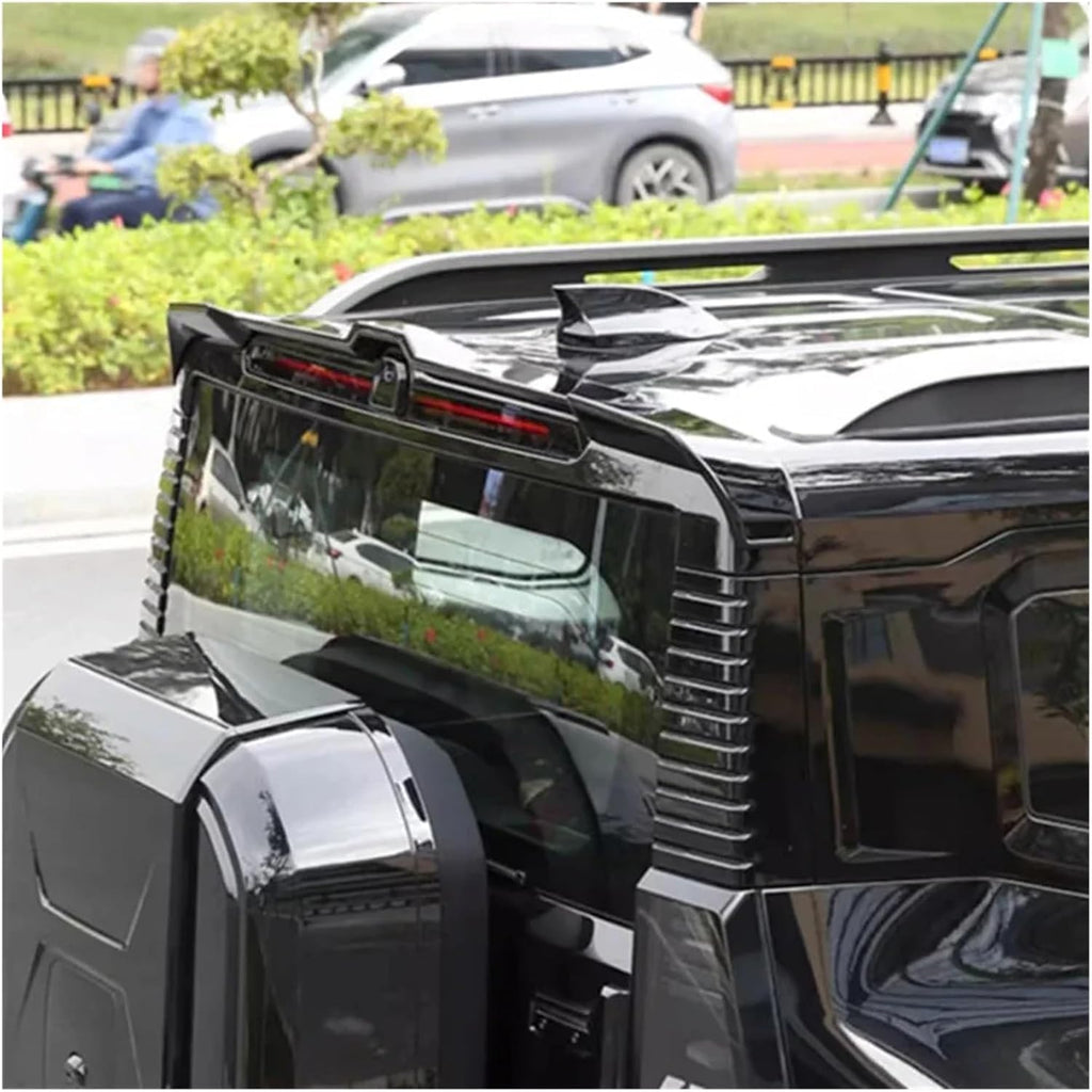 Compatible For Chery Jetour Traveler T2 2023 2024 Rear Roof Trunk Lid Car Spoiler Tail Wings ABS Material Tuning Exterior Accessories Parts(Glossy Black)