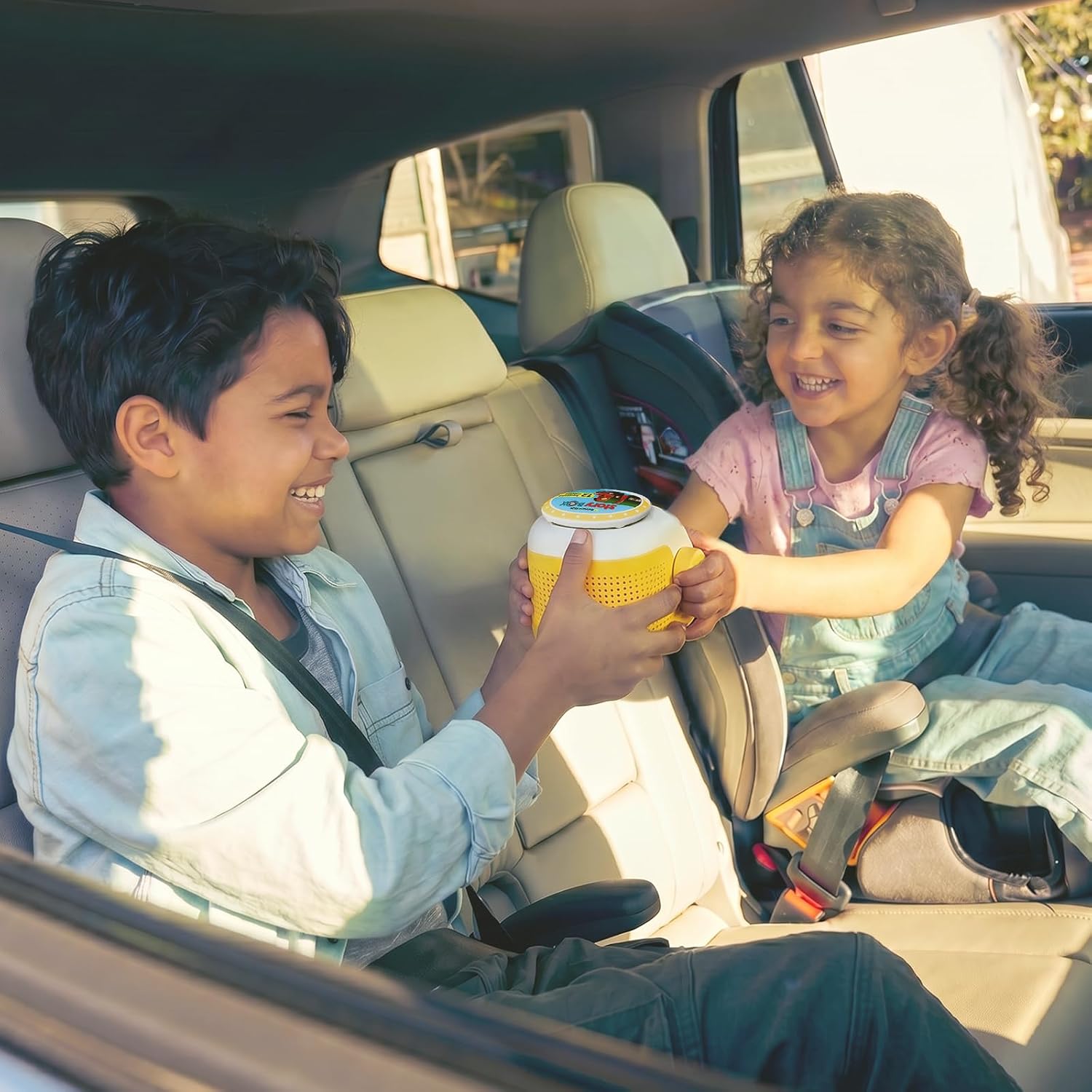 Screen-Free Interactive Story Creator, Speech Development Toy for Toddlers & Kids 3-8, Road Trip Travel Essential, Set
