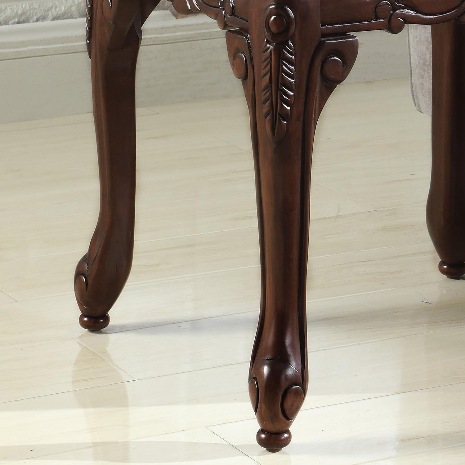 Roundhill Furniture 3Pc Wood Coffee and End Table Set, Dark Cherry
