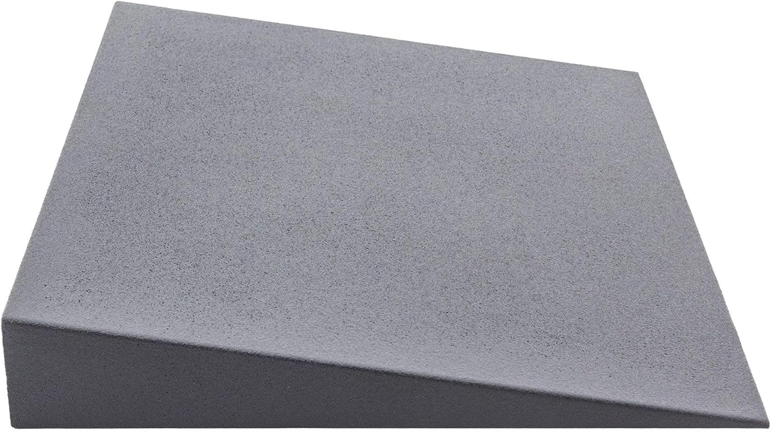 5' Doorway Threshold Ramp for Wheelchair, 800 lb Cap, High-Density Composite, Silver Spring