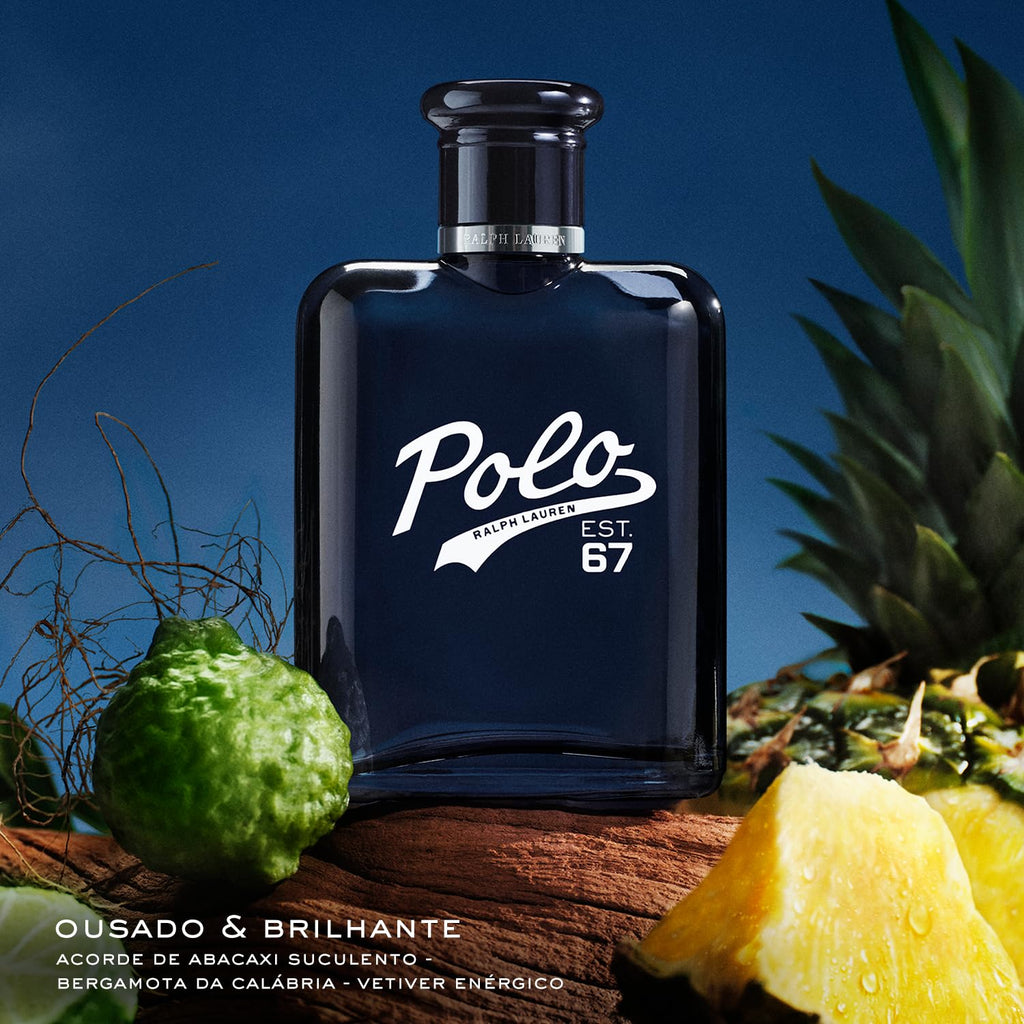 RALPH LAUREN FRAGRANCES - Polo 67 - Eau de Toilette - Cologne for Men - Woody & Solar Scent - With Pineapple, Bergamot, & Vetiver