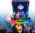 Lighted Home Wine Bottle Box, Ace Of Spades 3Pcs Bottle Container Wine Box, Champagne Vip Bottle Presenter, Light Up Party Decorations Display Lights,B