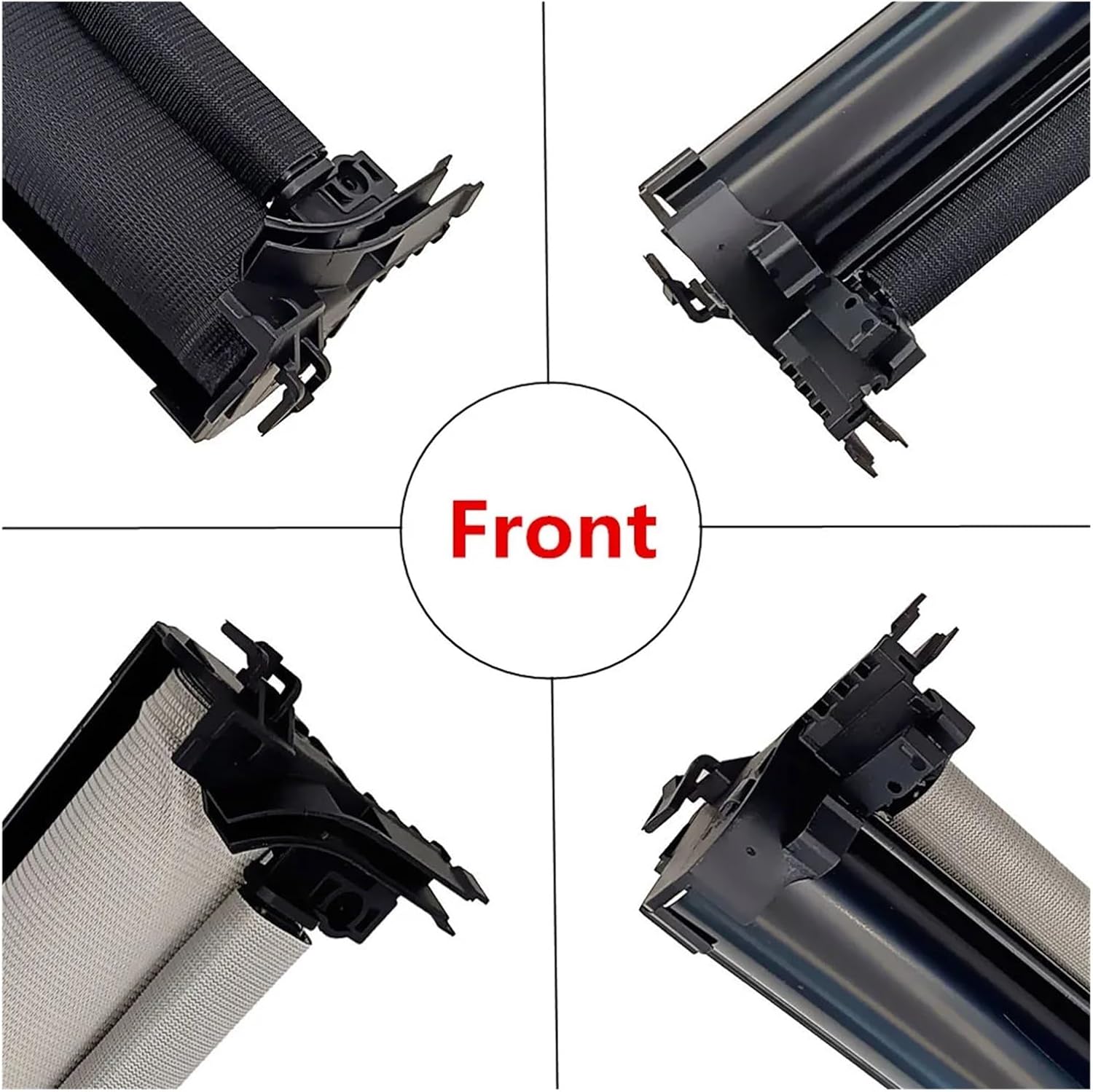 Auto Parts Compatible with Benz GLA X156 X205 W205 C200 C220 C260 C300 Car Skylight Shutter Sunroof Sunroof Roller Blind Sunshade Shade Curtain(Beige Front)