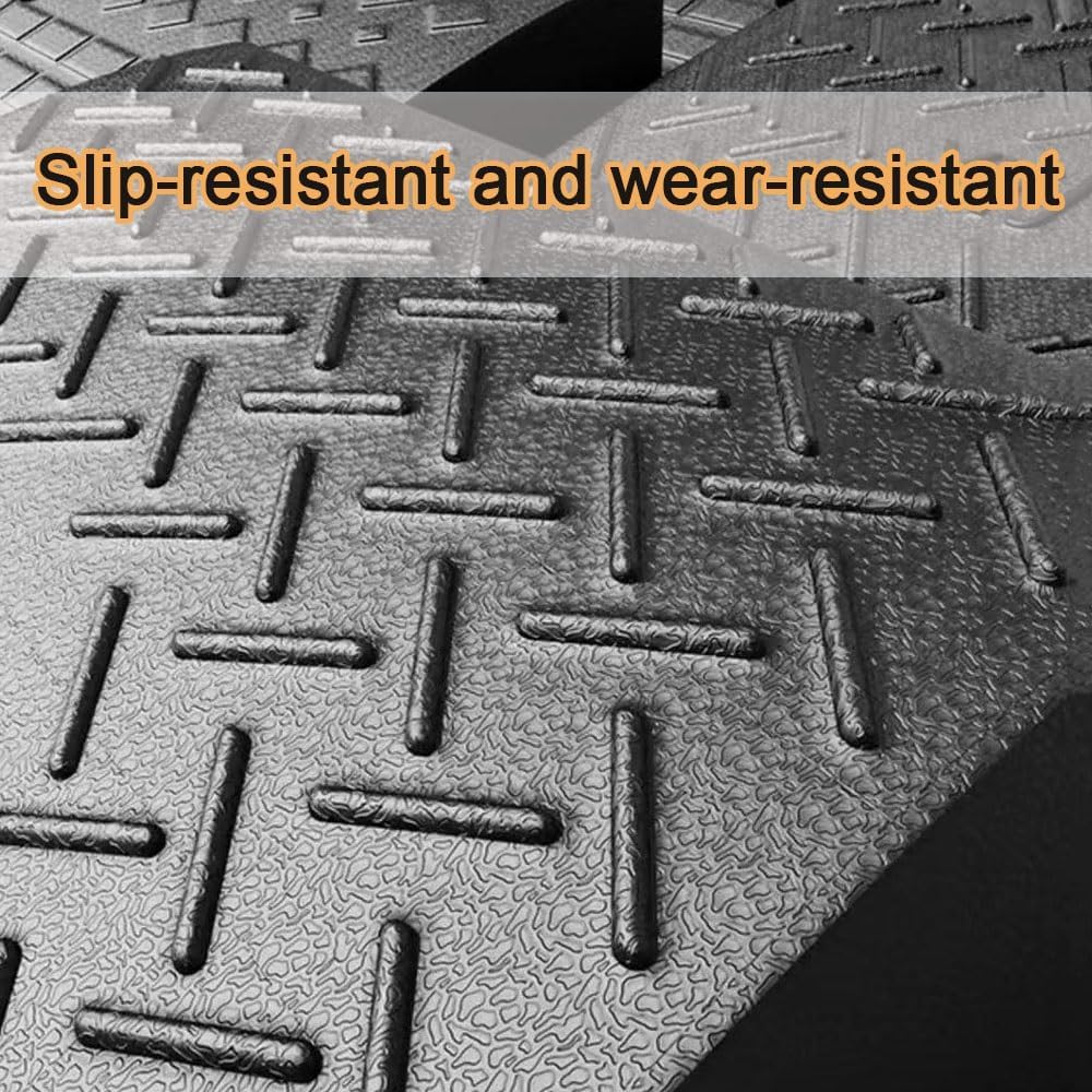 Curb Ramp 1-5'' Rise Wheelchair Ramp Non-Slip Threshold Ramps, Heavy Duty Shed Storage Ramps, Rubber Driveway Ramps for Cars, Motorcycles, Warehouse(100x25x6cm/39.3x9.8x2.36in)