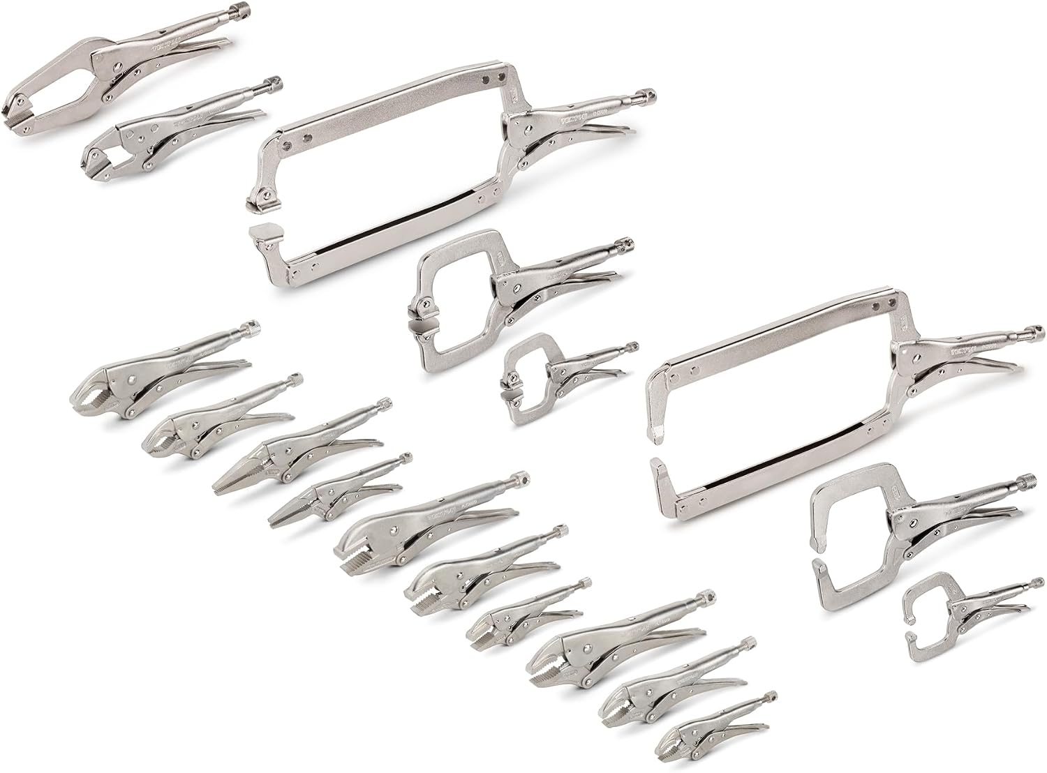 TEKTON Locking Pliers and Clamps Set (18-Piece) | PLK90005