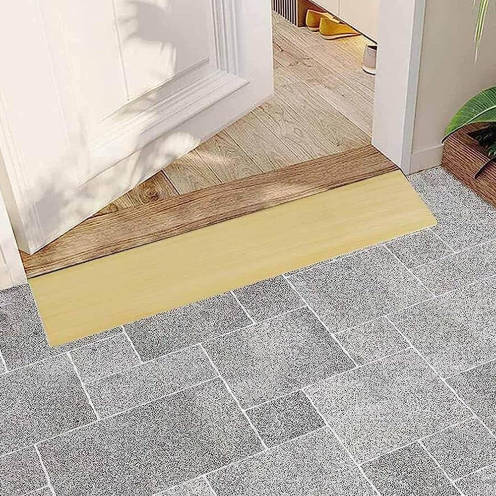 Solid Wood Threshold Ramps 0.4'-2' Rise Curb Ramps Portable Wheelchair Ramp Lightweight Threshold Ramps for Doorways for Home Steps(50x25x5cm/20x10x2in)