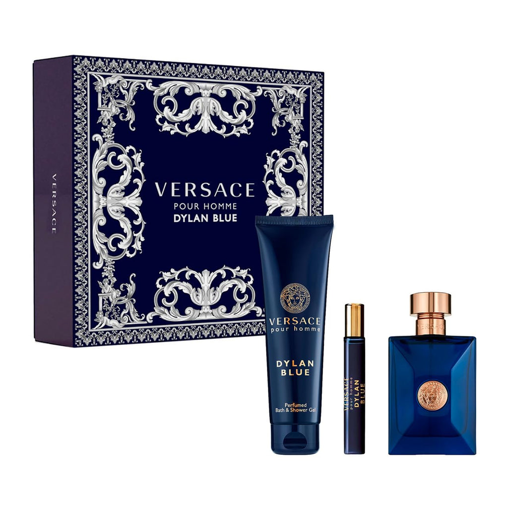 Versace Men's Dylan Blue Gift Set Fragrances 8011003879373