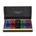 Aroma360 | Parfum Discovery Set | Set of 5 x10mL perfumes | Blue, Red, Green, Black & Purple | Unisex Perfume Set