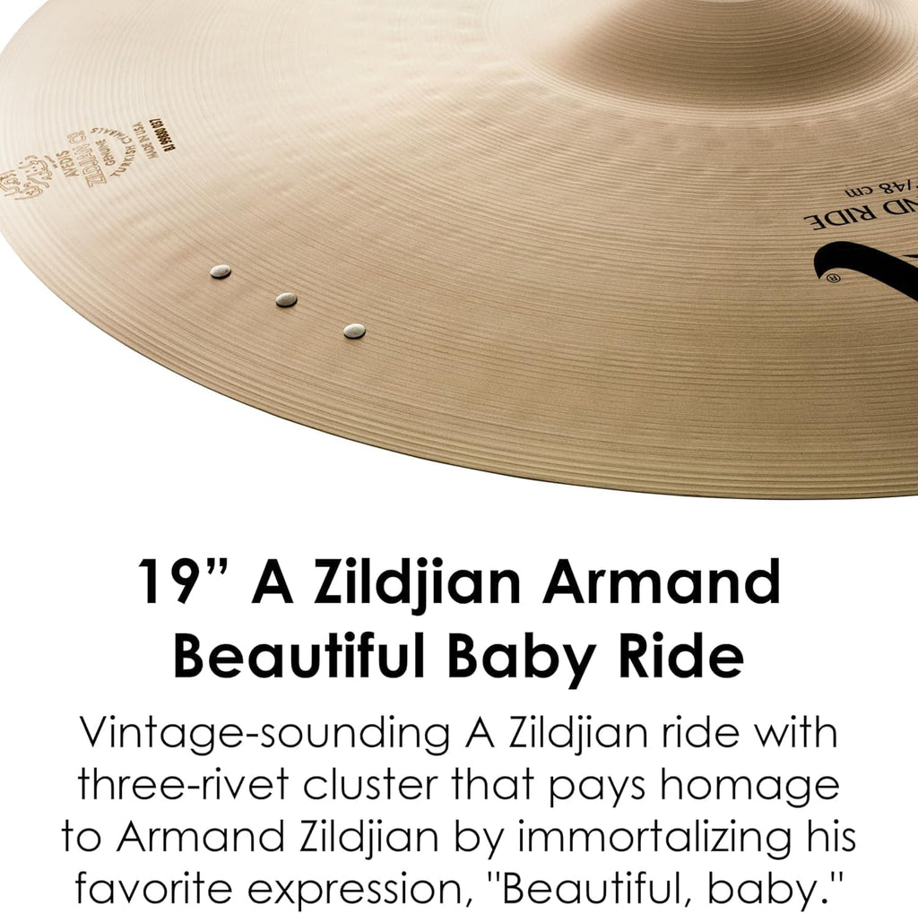 Zildjian A0044 19' A Armand Beautiful Baby Ride Cast Cymbal