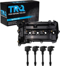 TRQ Ignition Coil Kit 4 Piece Coil on Plug Compatible with 2018-2019 Honda Accord 2016-2019 Civic 2017-2019 CR-V