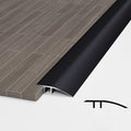 25 31 35 49 64 70 Inch Aluminum Floor Transition Strips, Doorway Threshold Reducer Edge Trim for Tile To Flooring Vinyl Plank/ Uneven Laminate Floors, Wide 42MM Brid,Light Coffee-W 42MM - L 34in