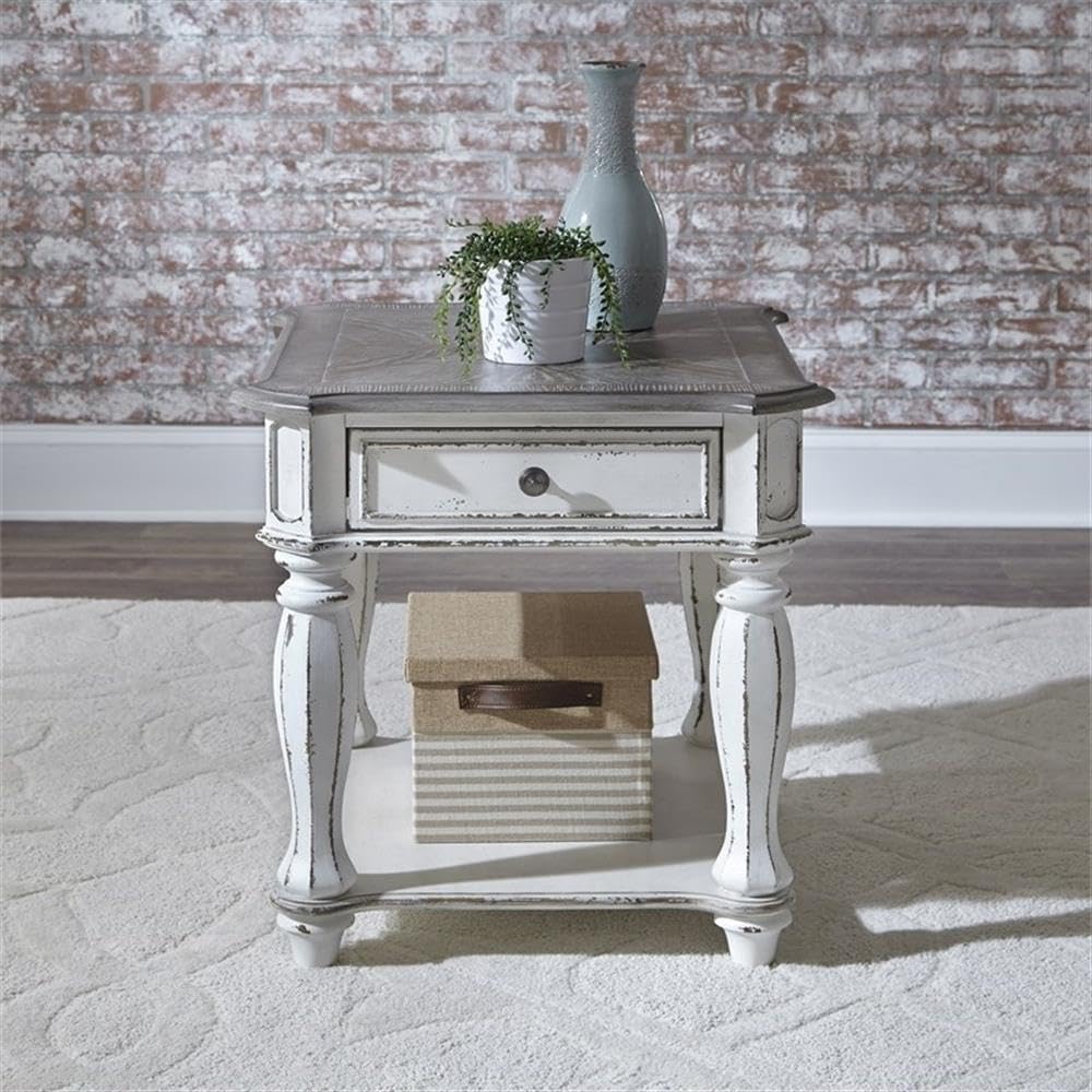 LIBERTY FURNITURE INDUSTRIES, INC. 3 Piece Set of Round Coffee Table and (Set of 2) End Table