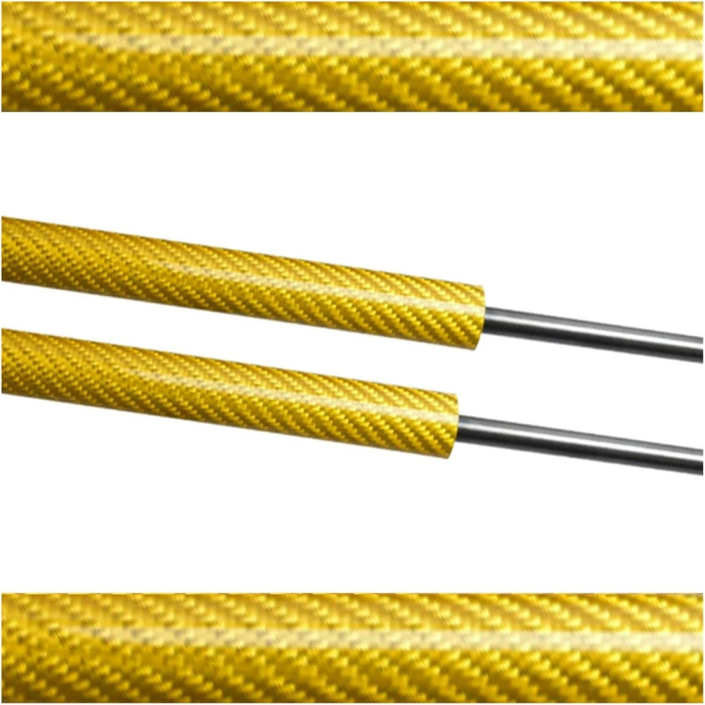 Dampers 1991-1998 Compatible with VW Golf MK3 Front Bonnet Hood Modify Lift Support Shock Accessories Absorber Car Parts(Color:Yellow Carbon Fiber)