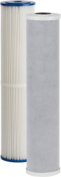 Kind Water Systems Kind Water 5-Micron Sediment & Carbon Replacement Filters – Fits Kind & Evo E-1000/E-3000 Whole House Water Systems – Includes O-Ring Kit & Lubrication – 6-12-Month Filter Refill