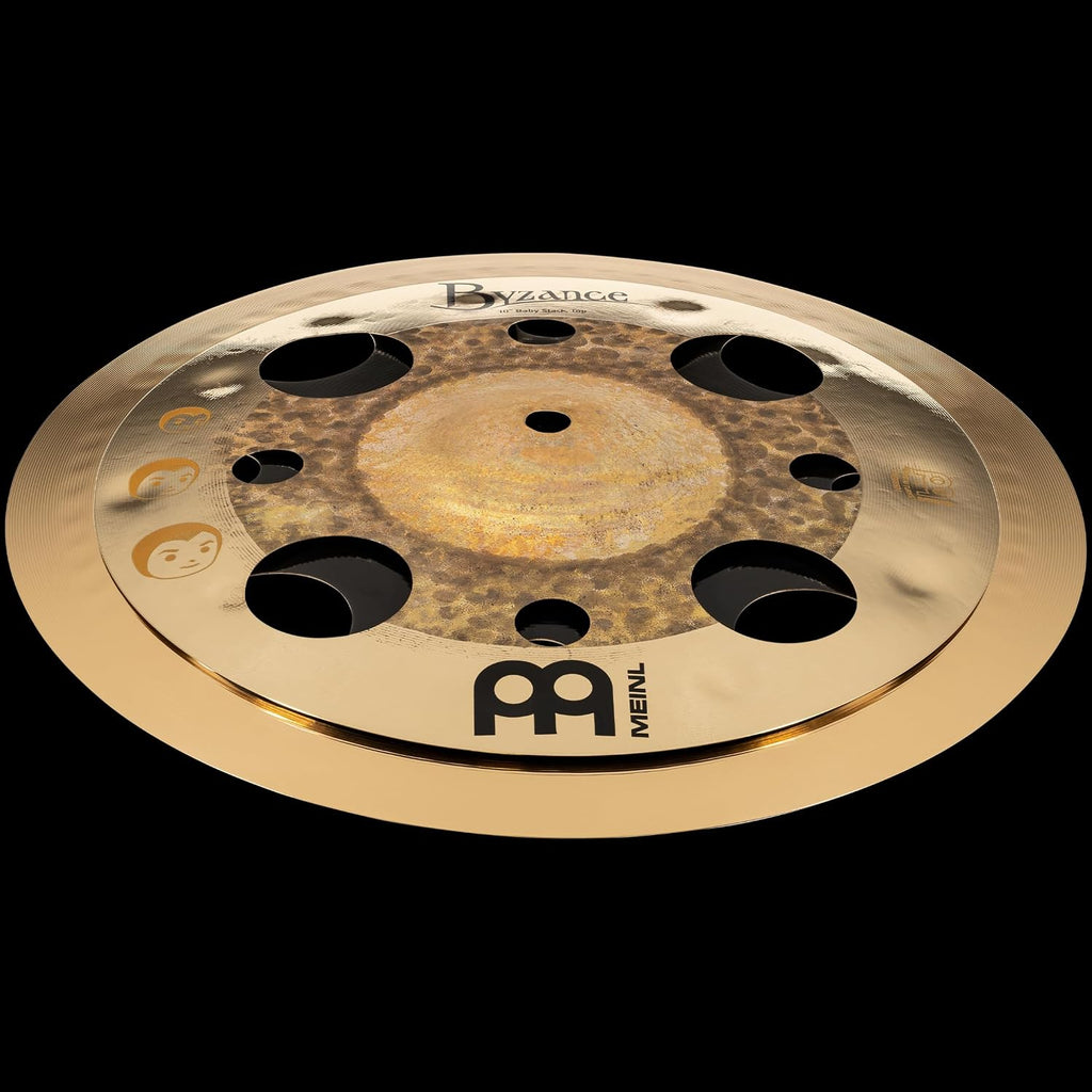 Meinl Cymbals Byzance/Classics Custom Luke Holland Artist Concept Model Baby Stack, 10'/12' — 2-YEAR WARRANTY