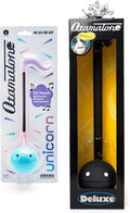 Otamatone Unicorn + Black Electronic Musical Instrument Portable Synthesizer Collector's Set Deluxe + Regular 2 Pc Set